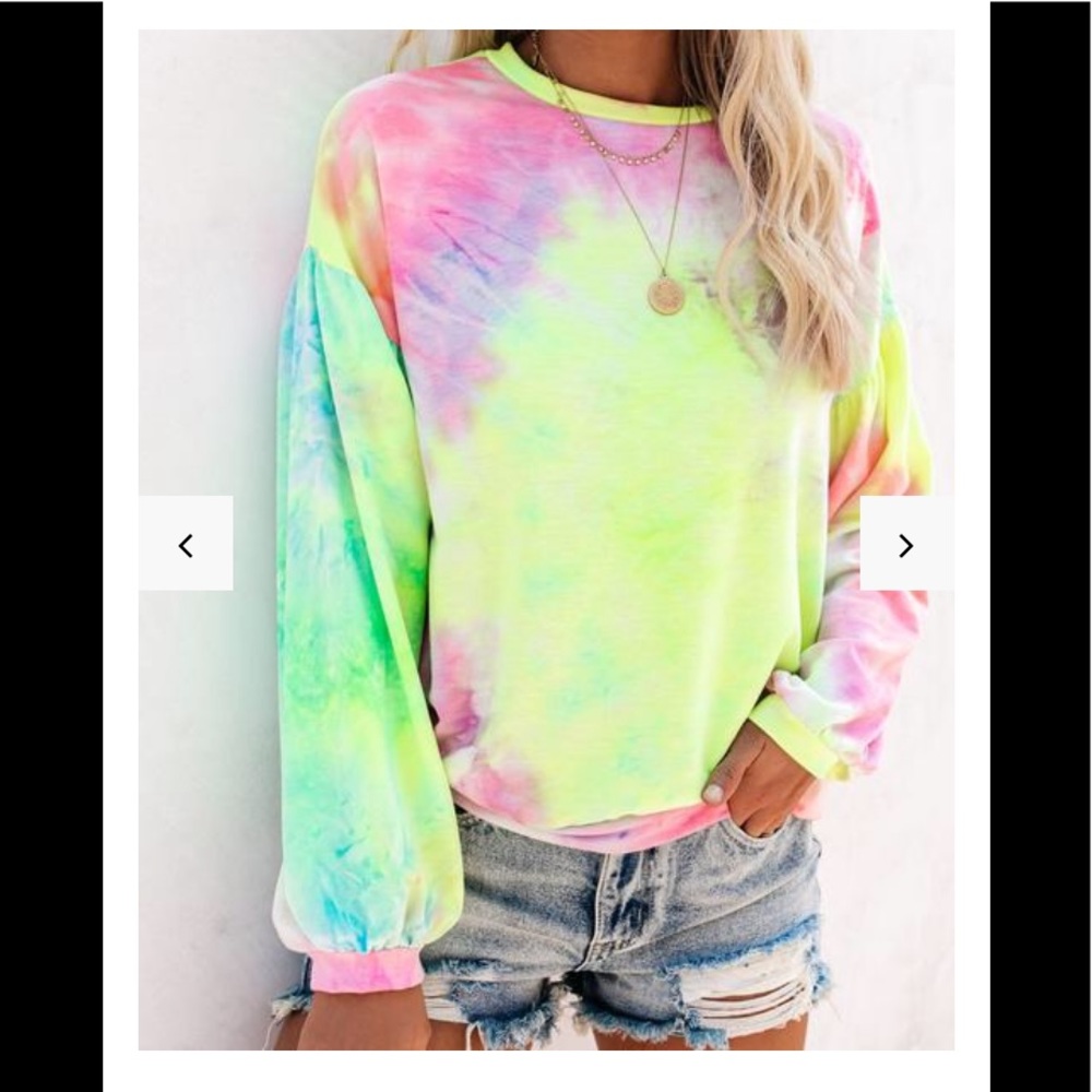 Vici tie dye knit top